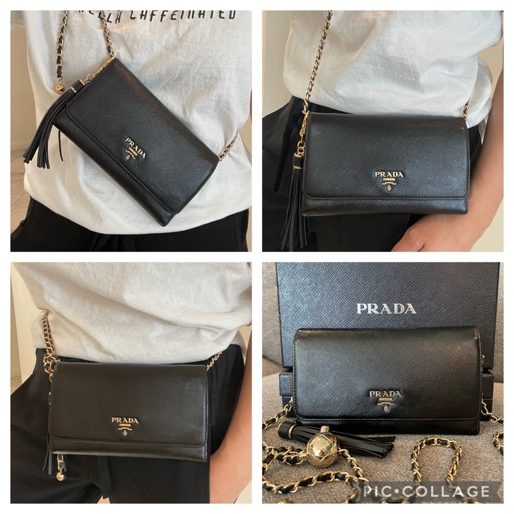 ❌SOLD❌ PRADA WALLET ON CHAIN